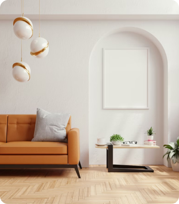 Luxury living room interior